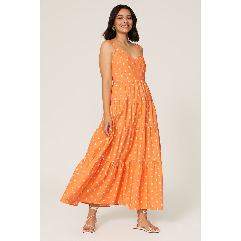 Color Me Courtney Orange Cutie Maxi - Sz 0